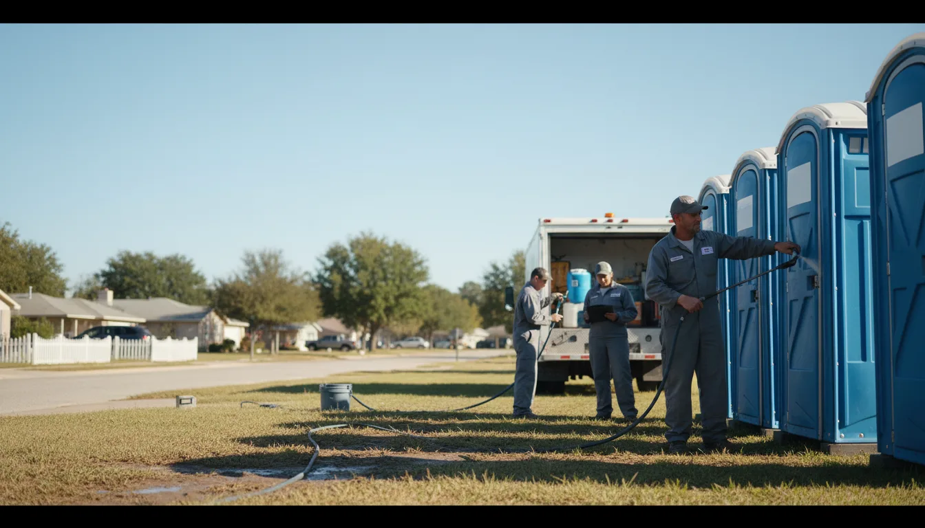 Long-Term Portable Toilet Rental in Cooper, TX near me